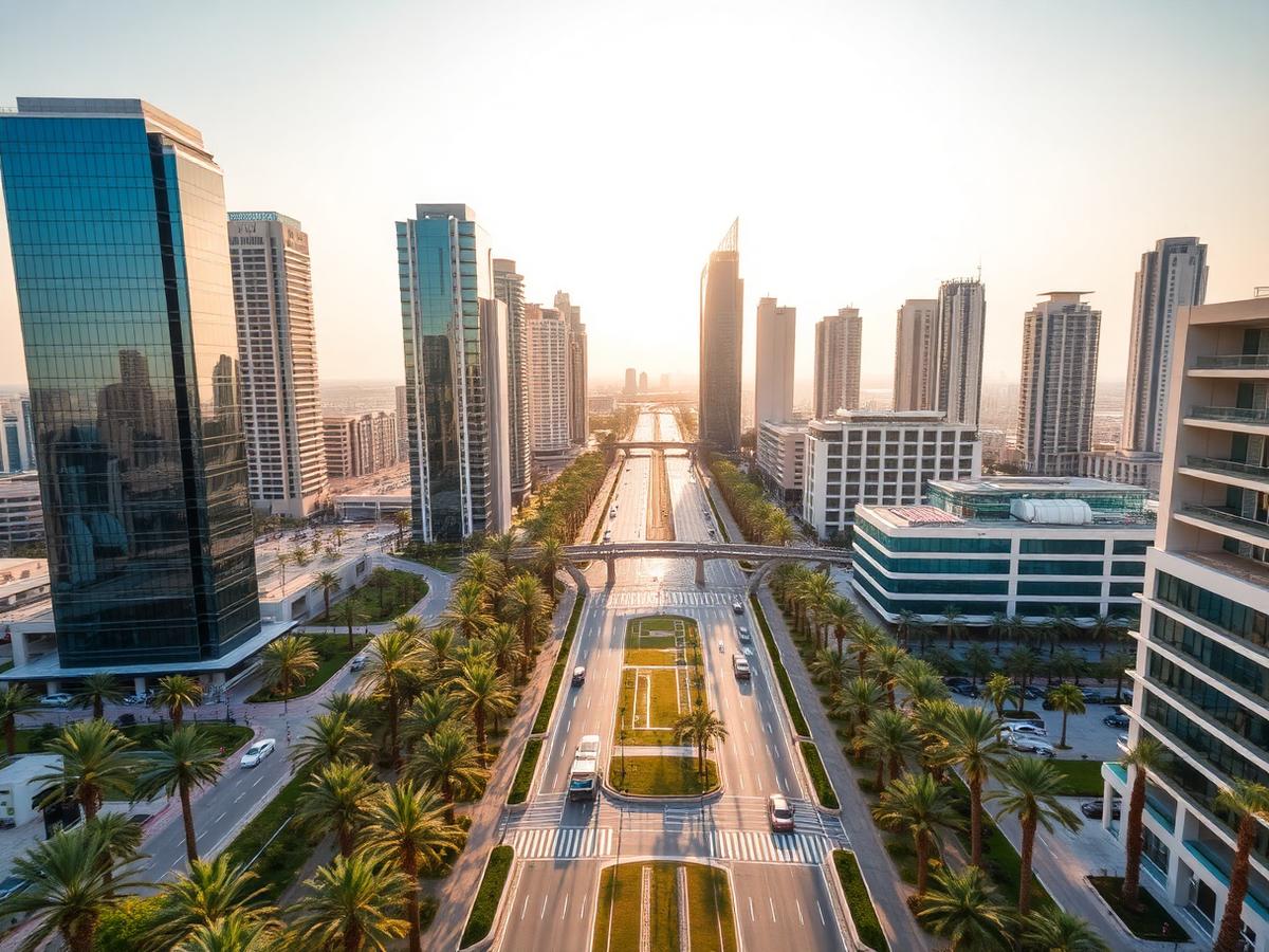 UAE free zone business district